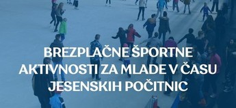 Brezplačne športne aktivnosti v času jesenskih počitnic v MOC