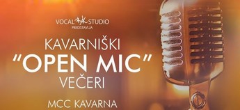 Kavarniški OPEN MIC večer