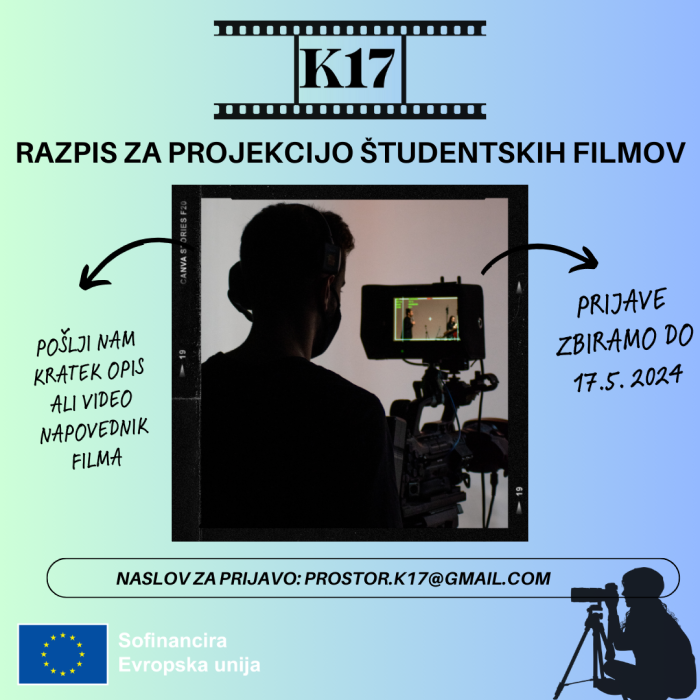 Razpis za projekcijo študentskih filmov