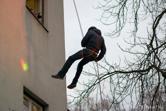 Adrenalinski »zajla« spust z vrha MCC-ja