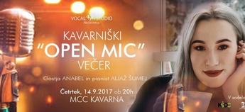 Kavarniški ˝OPEN MIC˝ večer