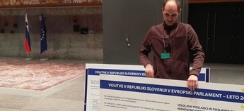 Postavitev ''Razstave volitev v RS v EP'', v Državnem zboru RS