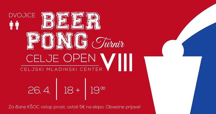 Beer Pong turnir Celje Open VIII