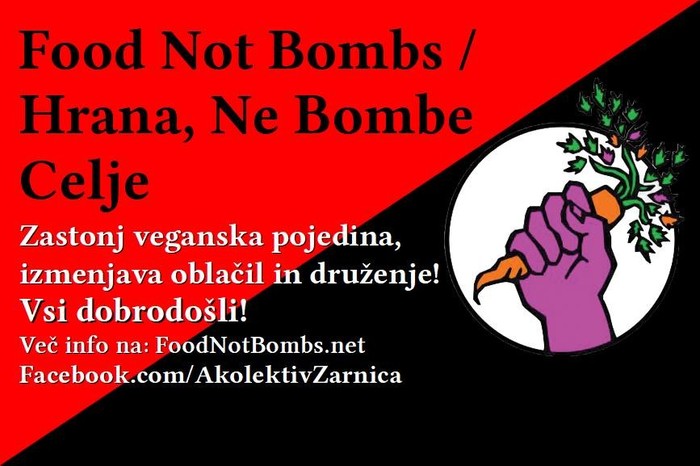 Hrana, ne bombe / Food Not Bombs - Celje