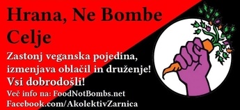 Hrana, ne bombe / Food Not Bombs - Celje