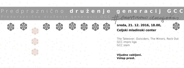 Predpraznično druženje generacij GCC