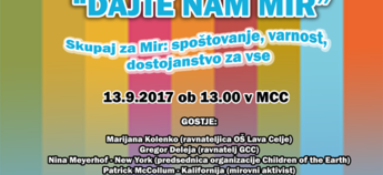 Okrogla miza Dajte nam mir