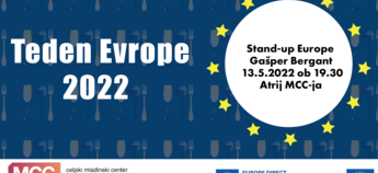 Teden Evrope 2022: Stand-up Europe, Gašper Bergant