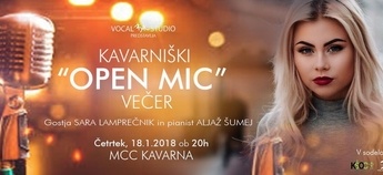 Kavarniški OPEN MIC večer