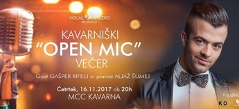 Kavarniški ˝OPEN MIC˝ večer