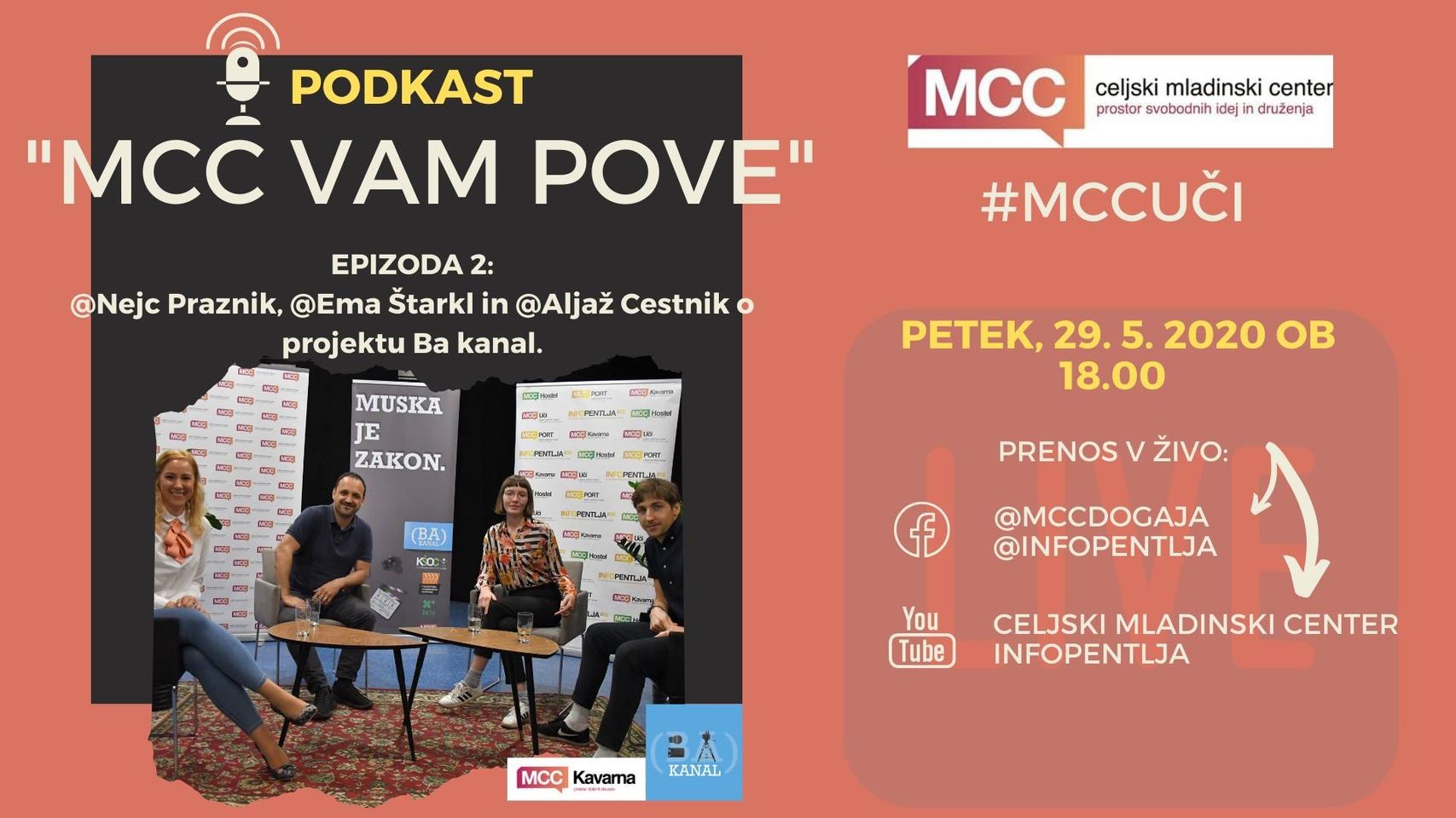 MCC vam pove: Podkast z ekipo BA kanala