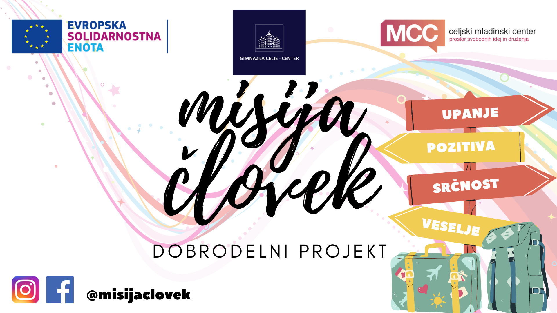 Začeli smo z zbiranjem za Dobrodelni projekt: Misija človek