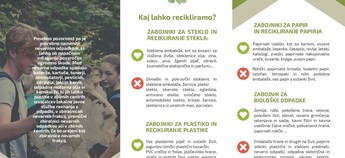 V okviru projekta »Očistimo celjske hribe« izdali brošuro o recikliranju