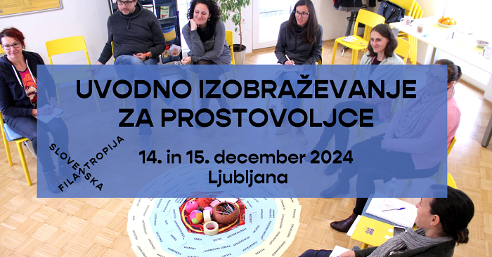 Uvodno izobraževanje za prostovoljce v Ljubljani