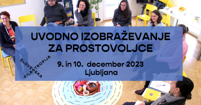 Uvodno izobraževanje za prostovoljce