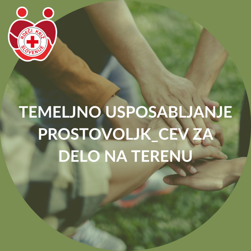 Temeljno usposabljanje prostovoljcev za delo na terenu