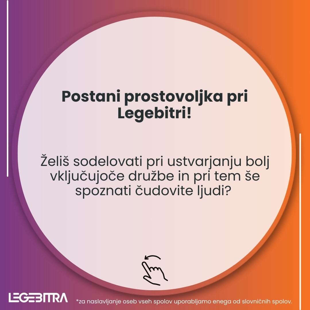 Poziv za nove prostovoljke_ce na Legebitri