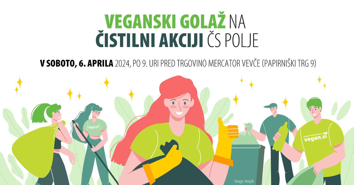 Veganski golaž na Čistilni akciji ČS Polje