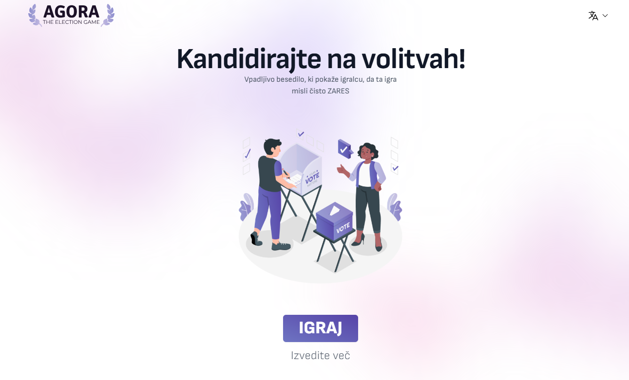 Agora: igra volitev