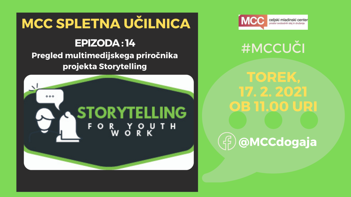 Pregled multimedijskega priročnika projekta Storytelling for Youth Work 