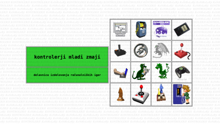 Kontrolerji Mladi Zmaji – delavnice izdelovanja iger