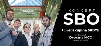 Koncert: SBO + SADYE v Celjskem mladinskem centru