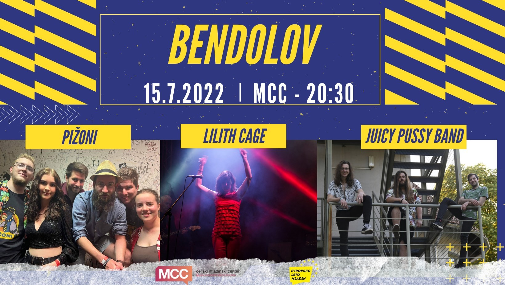 Bendolov: Pižoni & Lilith Cage & Juicy Pussy band