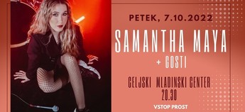 Koncert: Samantha Maya z gosti