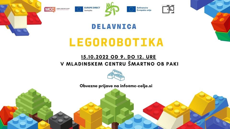 Brezplačna delavnica LEGO ROBOTIKE - PRIJAVE ZAPRTE