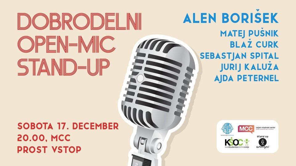 Dobrodelni Open Mic Stand Up