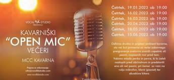 Kavarniški Open Mic večer