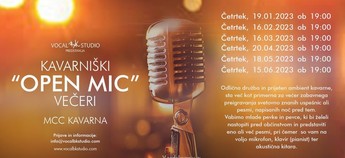 Kavarniški Open Mic večer