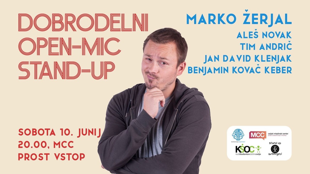 Dobrodelni Open Mic Stand Up