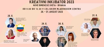 Kreativni inkubator 2023: Nove dimenzije sveta - bivanja: 4. dan