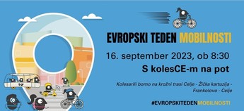 Evropski teden mobilnosti 2023: S kolesCE-m na pot