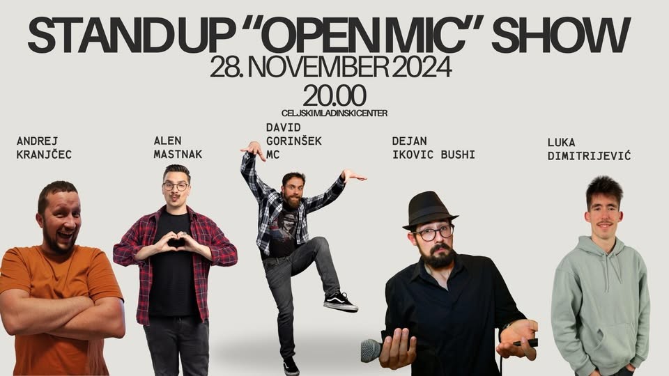 STAND UP »OPEN MIC« SHOW x MCC