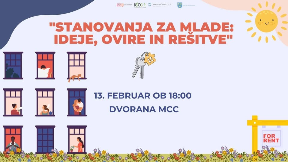 MCC debata: Stanovanja za mlade: Ideje, ovire in rešitve