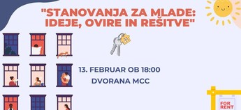 MCC debata: Stanovanja za mlade: Ideje, ovire in rešitve