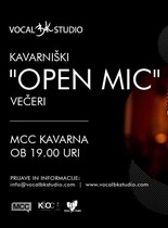 Kavarniški OPEN MIC večer