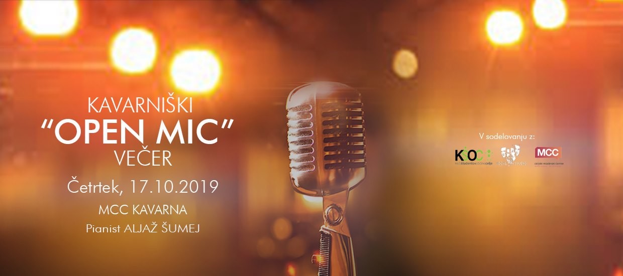 Kavarniški Open Mic - Aljaž Šumej 