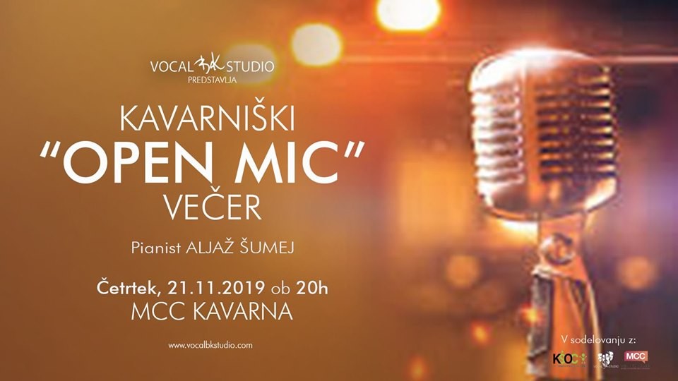 Kavarniški Open Mic