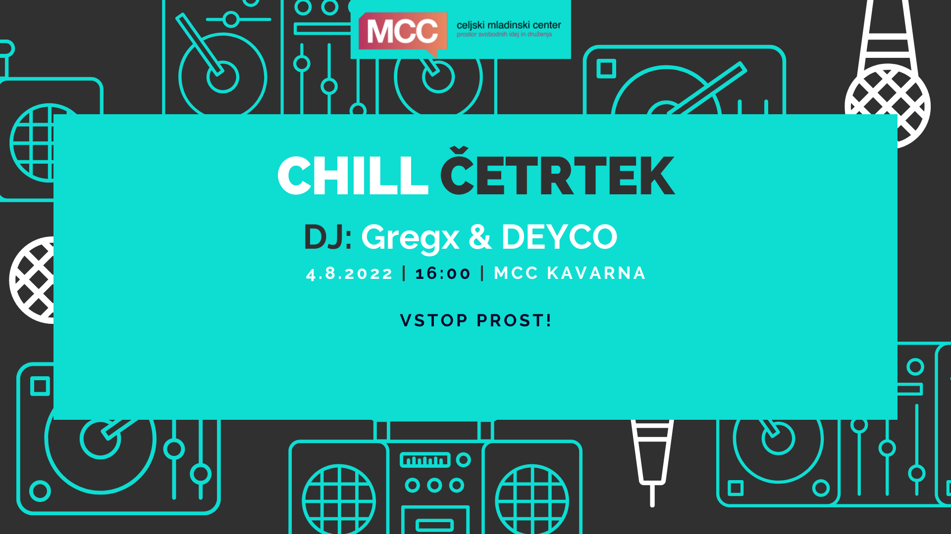 CHILL ČETRTEK: Gregx & DEYCO