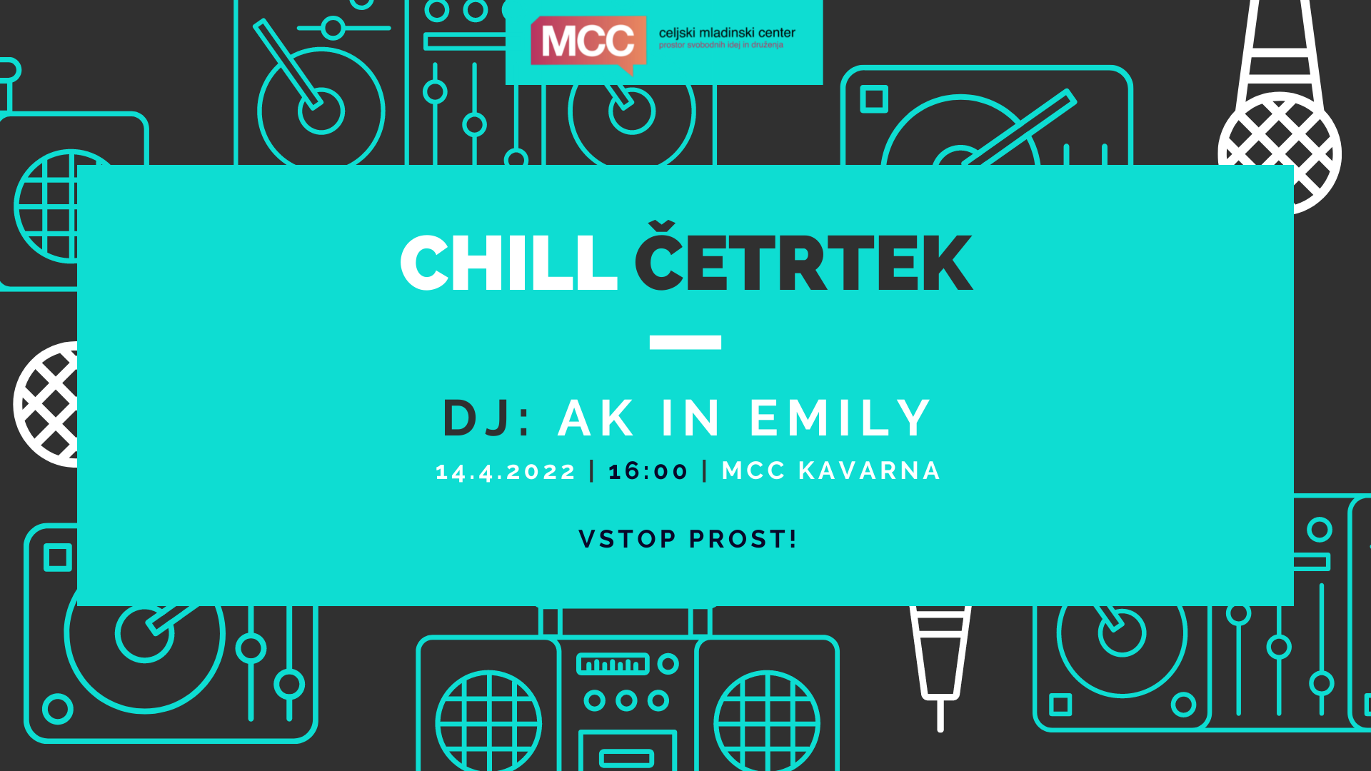 CHILL ČETRTEK: DJ AK IN EMILY