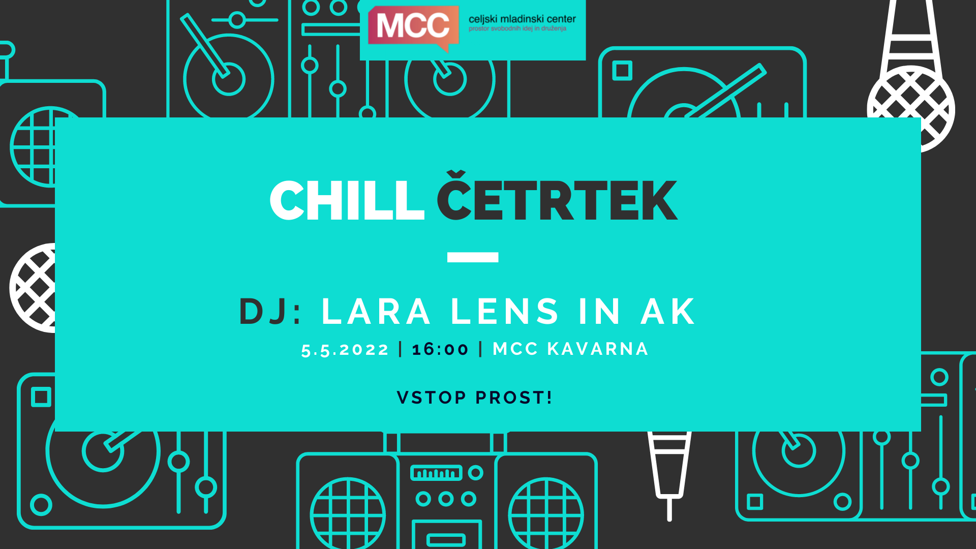 CHILL ČETRTEK: DJ LARA LENS IN AK