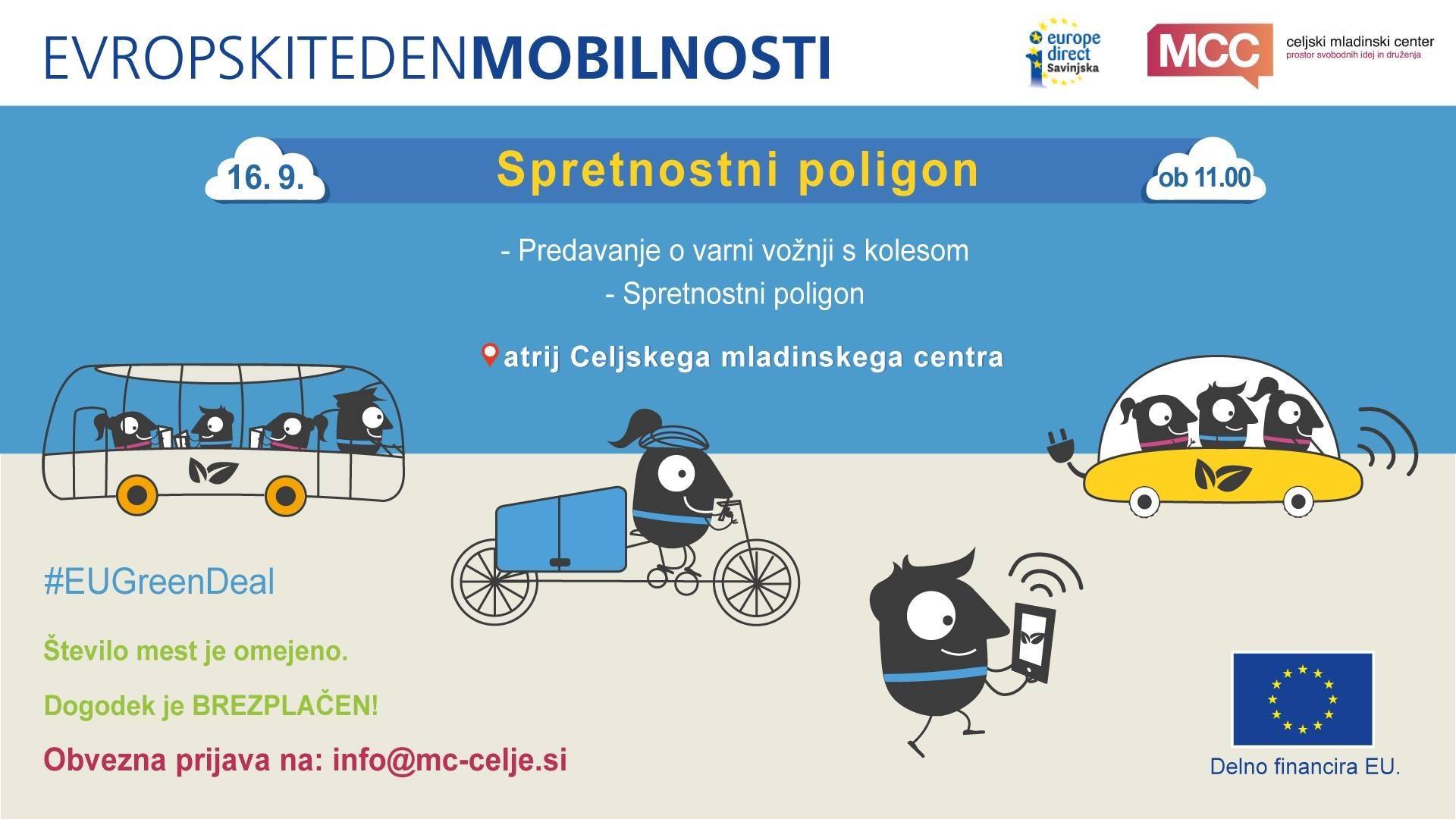 Evropski teden mobilnosti 2020: Spretnostni poligon