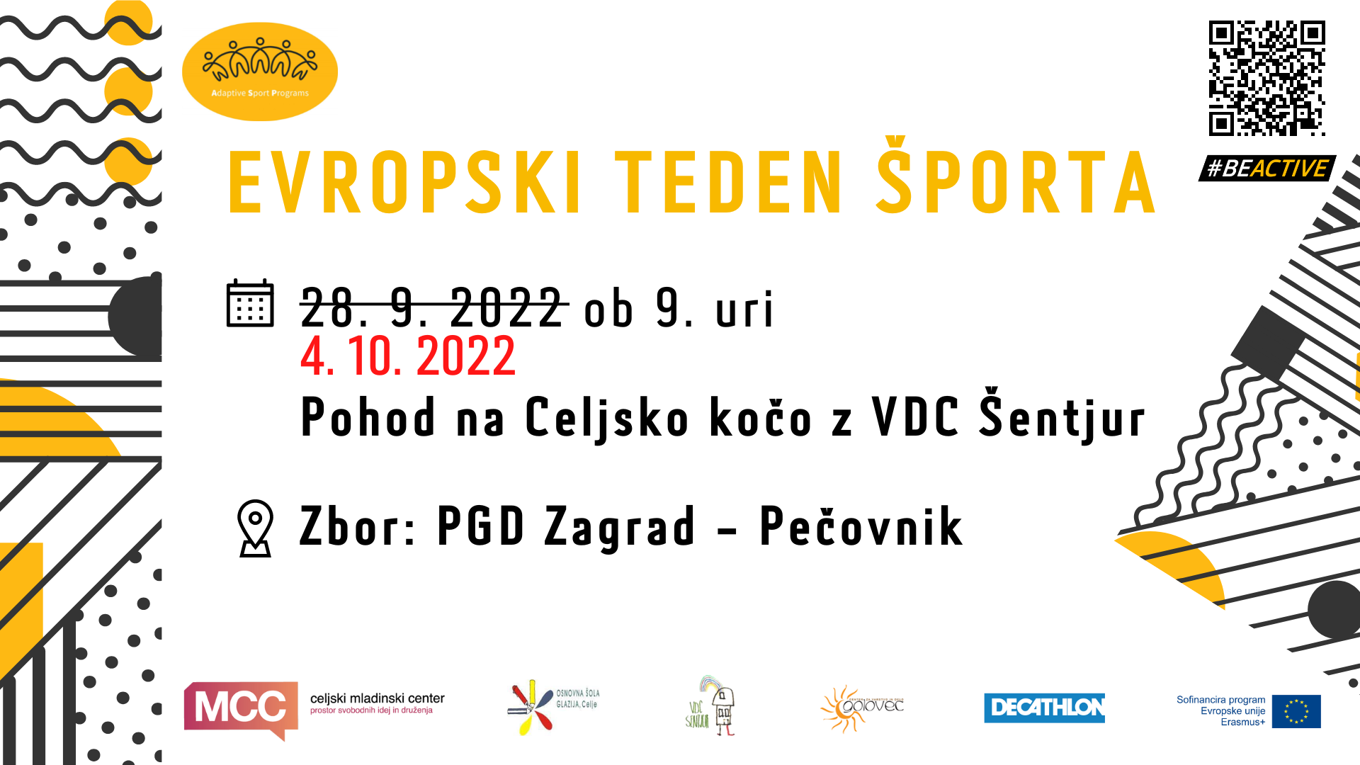 ETŠ 2022: Pohod na Celjsko kočo z VDC Šentjur