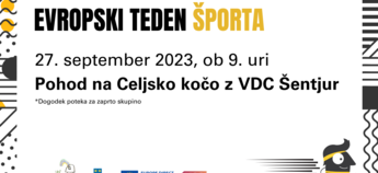 Evropski teden športa 2023: Pohod na Celjsko kočo z VDC Šentjur