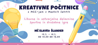 MCC-jeve kreativne počitnice v Mestni četrti Slavko Šlander