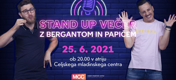 STAND UP večer z Bergantom in Papičem