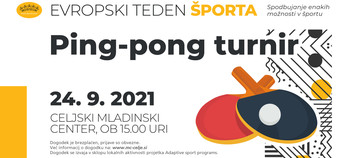 Evropski teden športa: Ping pong turnir v MCC